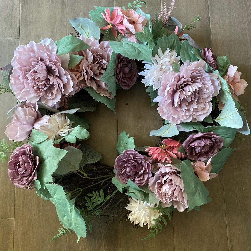Purple wreath